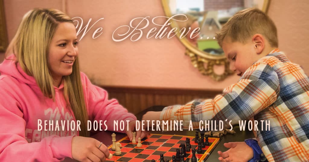 behavior does not determine a foster child's worth